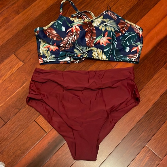 Zaful Tropical Bikinis set - Picture 1 of 8